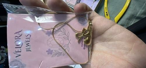 Gold Butterfly Slider Necklace
