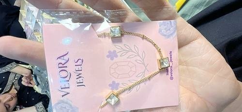 Crystal Station Chain Necklace
