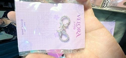 Crystal Infinity Stud Earrings