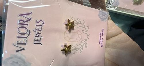 Mini Gold Star Stud Earrings