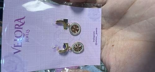 Crystal Halo Drop Earrings