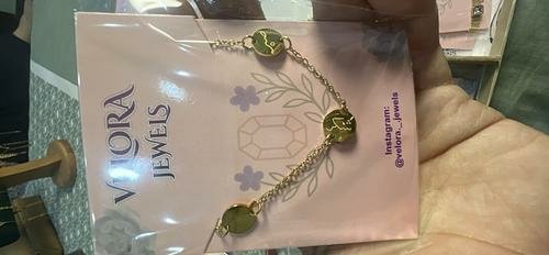 Gold Clover Charm Bracelet